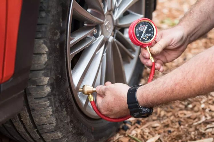 Examine Tires for Pressure
